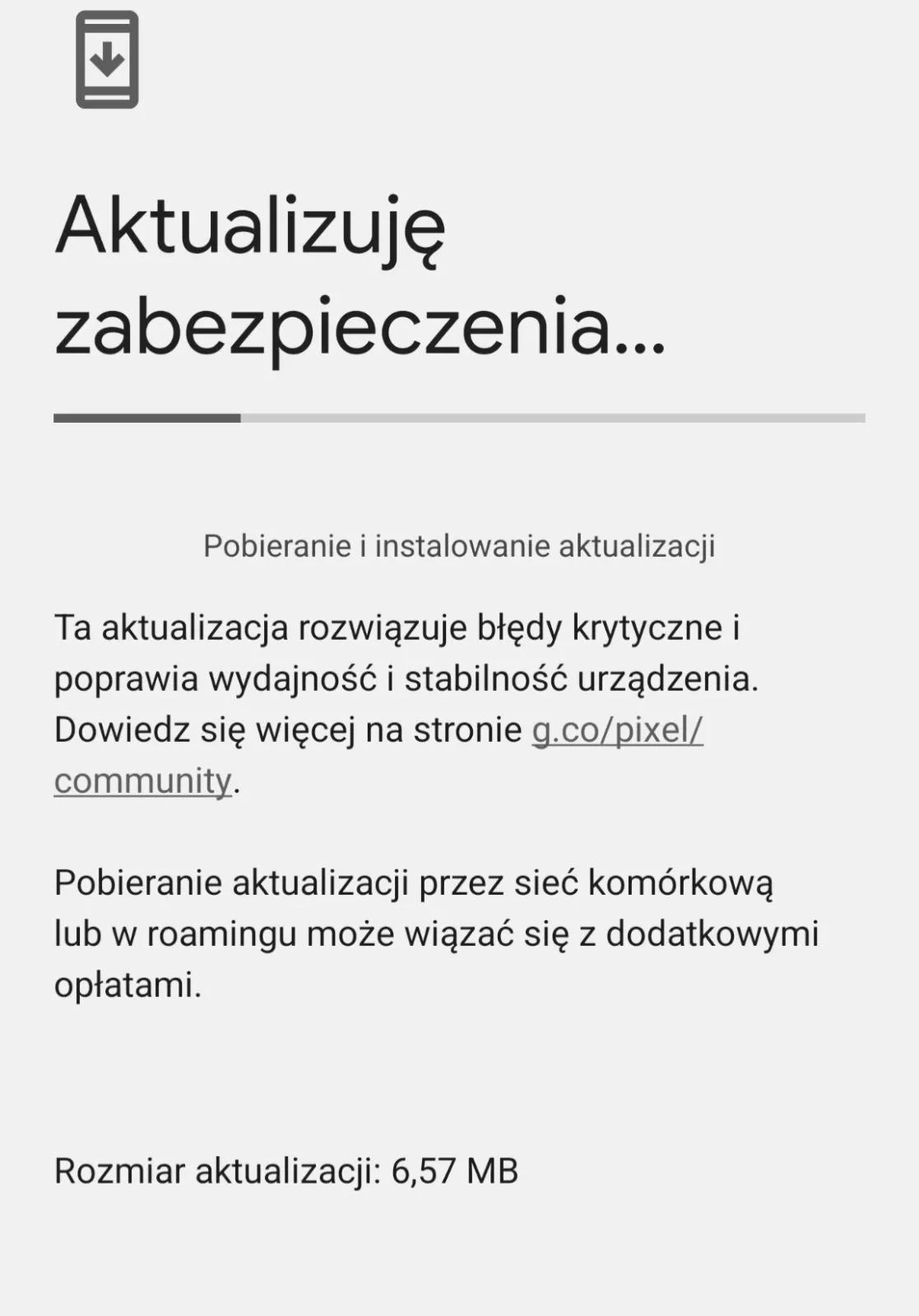 Aktualizacja Google Play